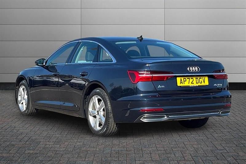 Used Audi A6 Sport 265 HP (194 kW) 2022 Firmament blue Sedan