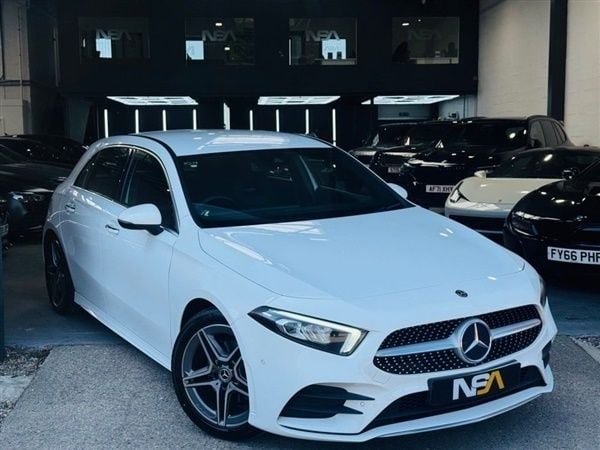White Used 2019 Mercedes A180 AMG line Hatchback | £11,495 (Fair price) - Image 1/1