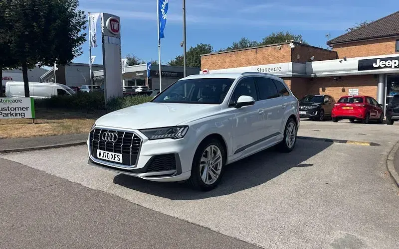 Used Audi Q7 S-Line 381 HP (280 kW) 2022 White SUV