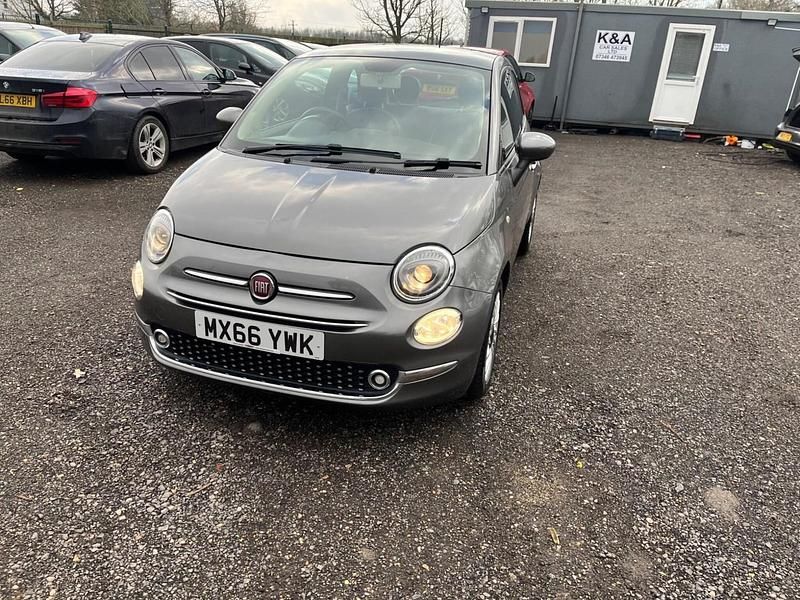 Used Fiat 500 Lounge 105 HP (77 kW) 2016 Grey Hatchback