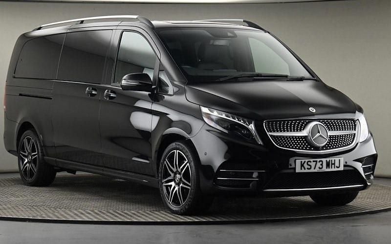 Black Used 2023 Mercedes V300 AMG line MPV | £62,500 (Good price) - Image 1/4
