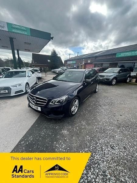 Begagnad Mercedes E220 AMG 174 HK (127 kW) 2016 Blå Kombi