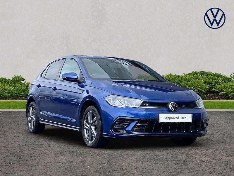 Blue Used 2022 VW Polo R-line Hatchback | £17,990 (Fair price) - Image 1/4