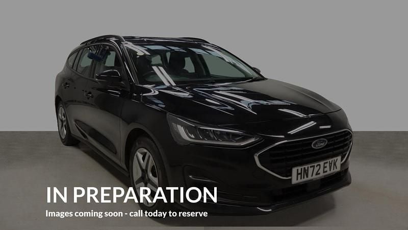 Black Used 2022 Ford Focus Zetec Estate | £11,980 (Fair price) - Image 1/4