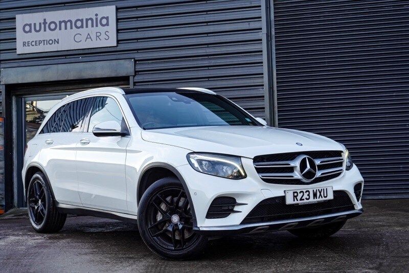 White Used 2016 Mercedes GLC250 AMG line Estate | £15,491 (Fair price) - Image 1/4