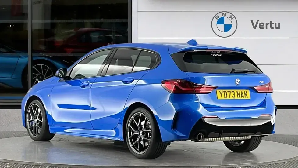 Used BMW 118 M Sport 136 HP (100 kW) 2023 Blue Hatchback