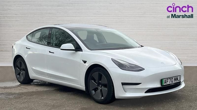 Used Tesla Model 3 Long Range AWD 366 kW (498 HP) 2021 White Sedan