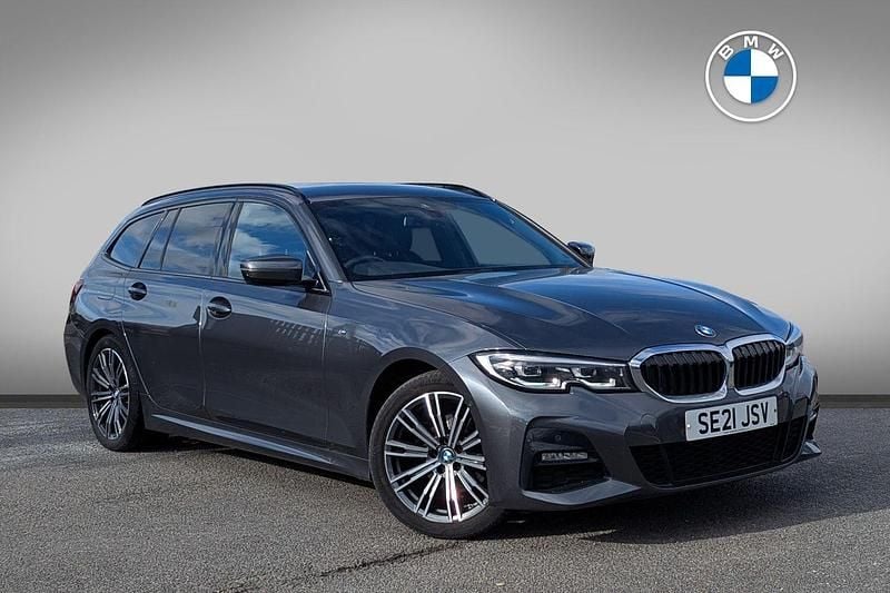 Grey Used 2021 BMW 320 M Sport Estate | £26,332 (Fair price) - Image 1/4