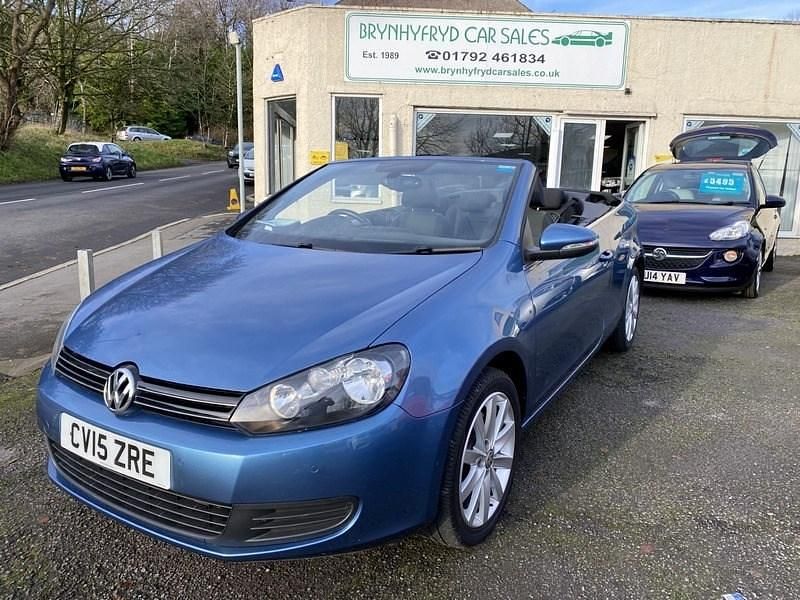 Used VW Golf Cabriolet SE 2015 Pacific blue metallic Cabriolet