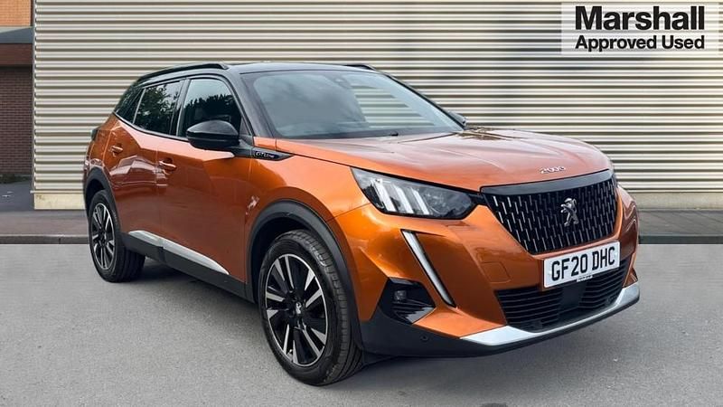 Orange Used 2020 Peugeot 2008 GT-line SUV | £15,395 (Expensive) - Image 1/4