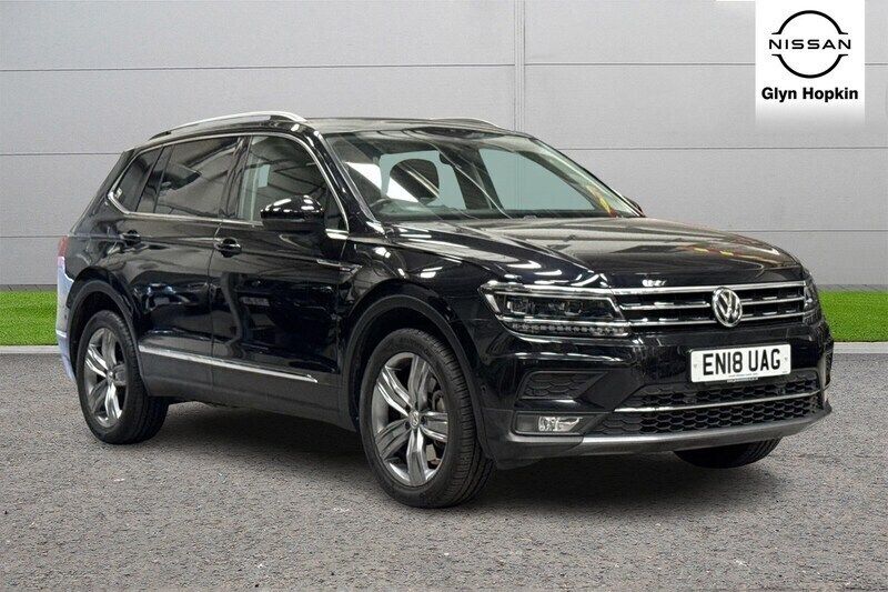 Black Used 2018 VW Tiguan Allspace SEL SUV | £22,920 - Image 1/4