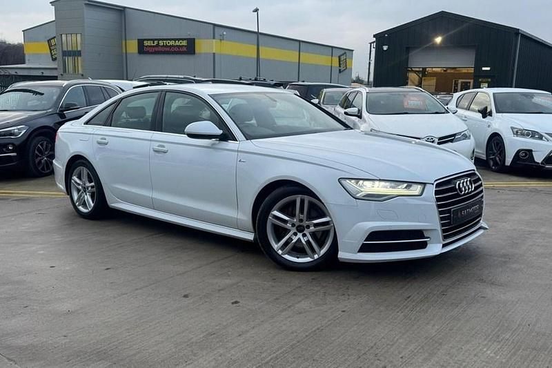 Used Audi A6 S-Line 190 HP (139 kW) 2015 White Sedan