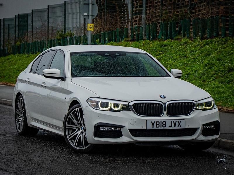 White Used 2018 BMW 520 M Sport Sedan | £18,250 (A bit pricey) - Image 1/4
