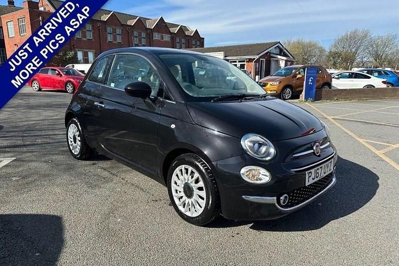 Used Fiat 500 Lounge 69 HP (50 kW) 2017 Black Hatchback