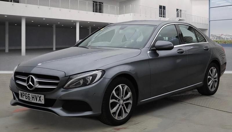 Grey Used 2016 Mercedes C200 Sedan | £11,380 (Good price) - Image 1/4
