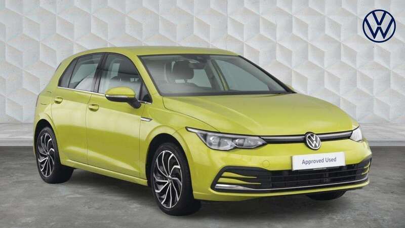 Yellow Used 2020 VW Golf VIII Style Hatchback | £18,400 (A bit pricey) - Image 1/4