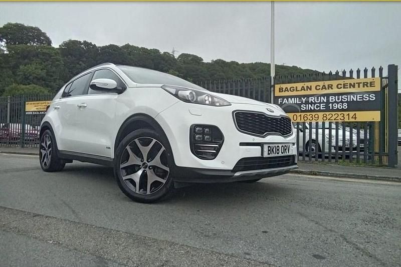 Used Kia Sportage GT-Line S 174 HP (127 kW) 2018 White SUV