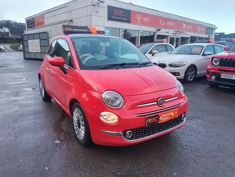Used Fiat 500 Lounge 105 HP (77 kW) 2019 Pink Hatchback