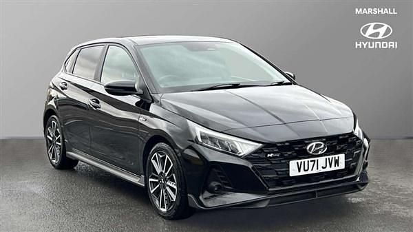 Black Used 2021 Hyundai i20 N Line Hatchback | £14,709 (Fair price) - Image 1/4