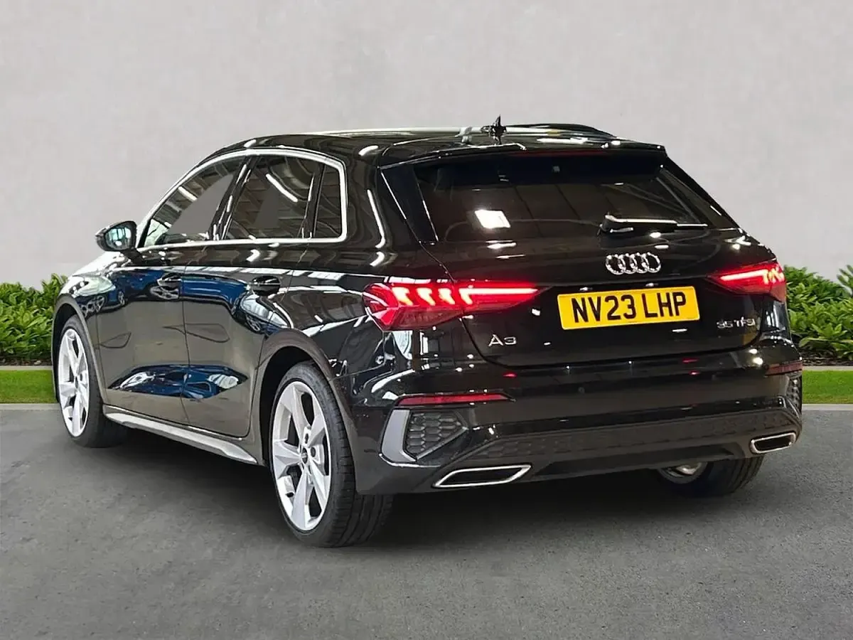 Used Audi A3 Sportback S-Line 150 HP (110 kW) 2023 Black Hatchback