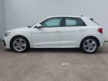 Used Audi A1 S-Line 110 HP (80 kW) 2022 White Hatchback