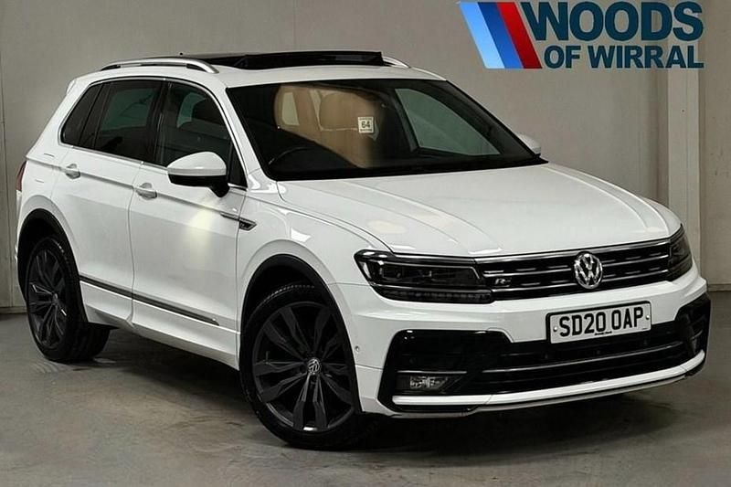Used VW Tiguan R-line 150 HP (110 kW) 2020 White SUV