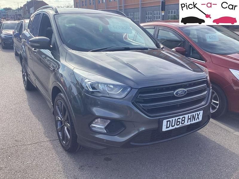Grey Used 2018 Ford Kuga ST-Line X SUV | £9,995 (Good price) - Image 1/4