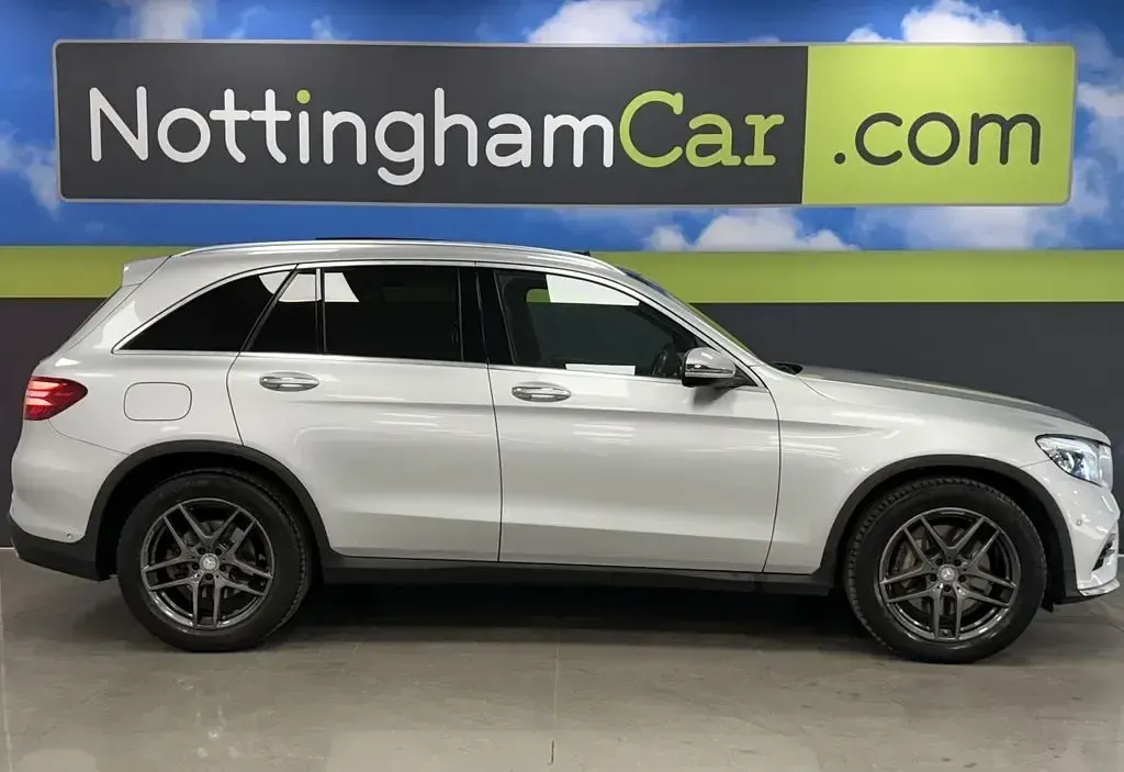 Used Mercedes GLC220 AMG line 170 HP (125 kW) 2015 Silver SUV