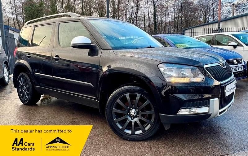 Black Used 2015 Skoda Yeti Outdoor SE SUV | £8,995 (Fair price) - Image 1/3