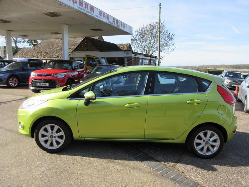 Used Ford Fiesta Zetec 2008 Green Hatchback