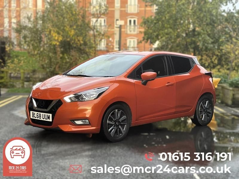 Used Nissan Micra N-Connecta 2018 Orange Hatchback