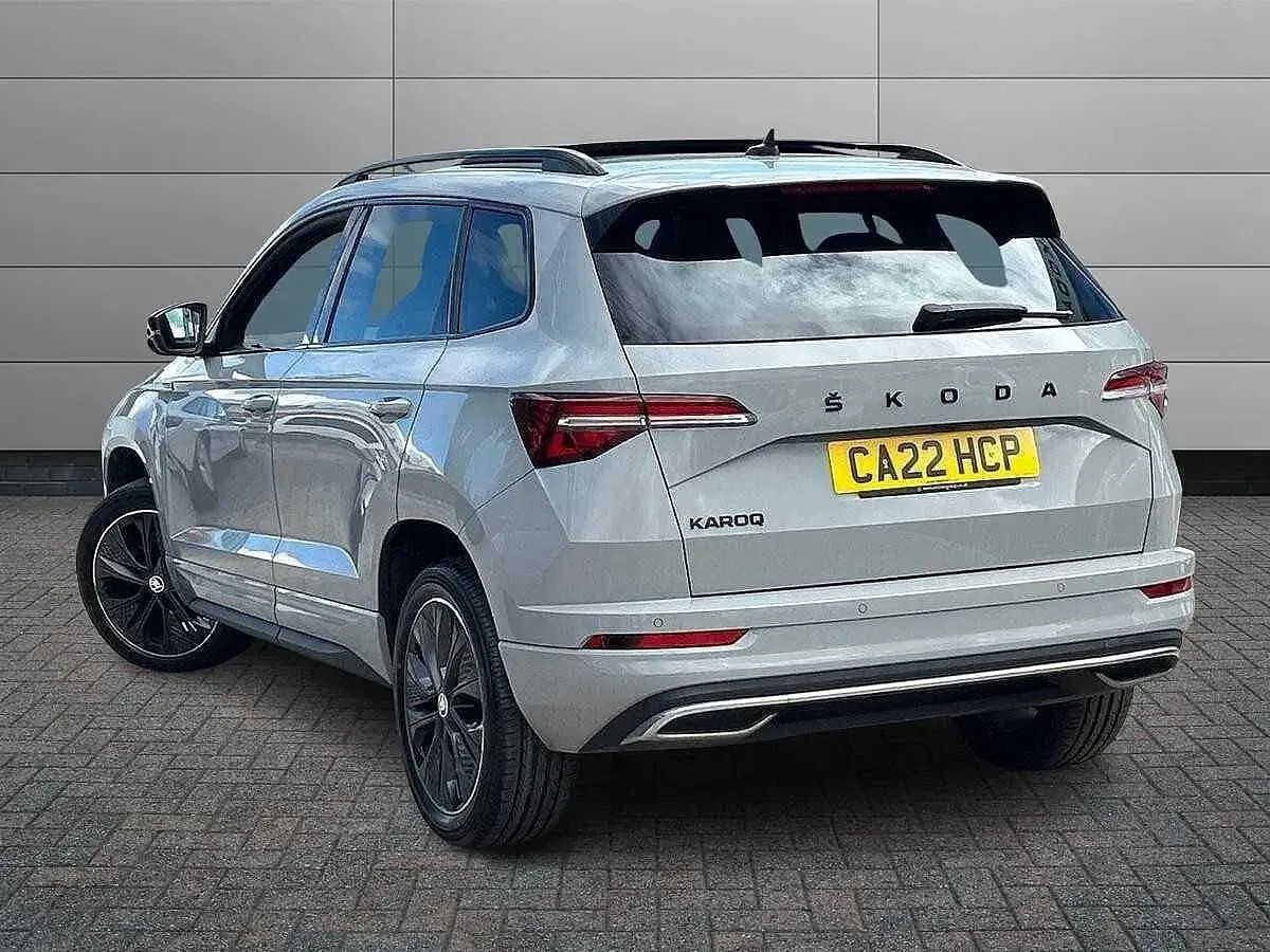 Used Skoda Karoq SportLine 110 HP (80 kW) 2022 Meteor grey SUV