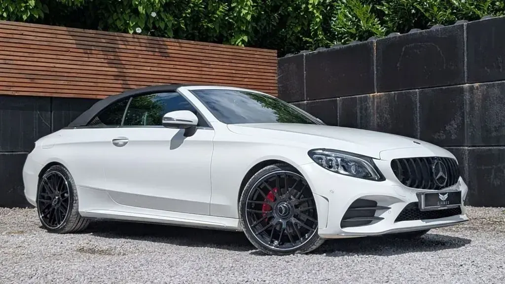 Used Mercedes C300 AMG Line Premium 2019 White Cabriolet