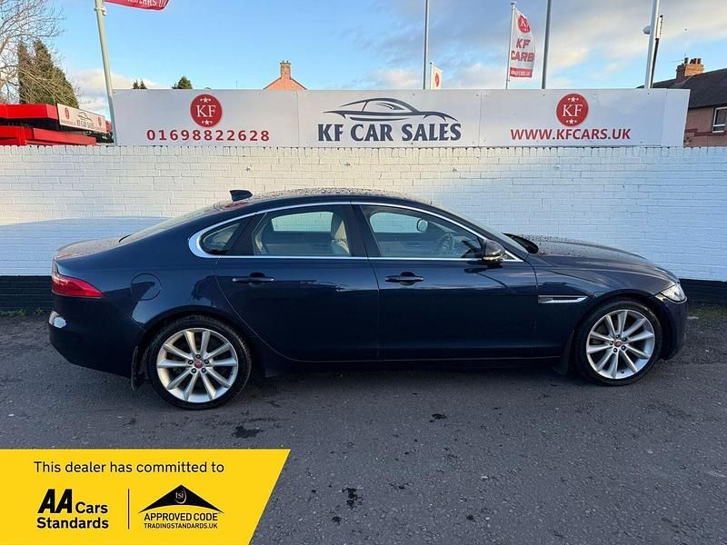 Blue Used 2015 Jaguar XF Portfolio Sedan | £7,195 (Fair price) - Image 1/4