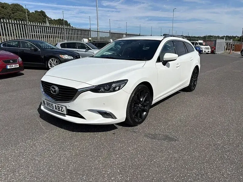 Used Mazda 6 Inclusive 150 HP (110 kW) 2015 White Estate