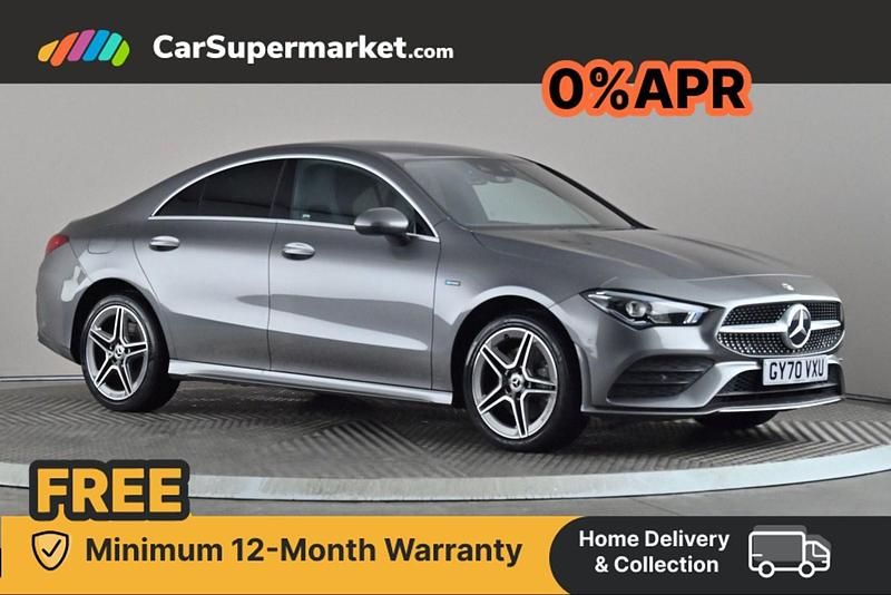 Grey Used 2020 Mercedes CLA250e AMG Line Premium Sedan | £28,197 - Image 1/4