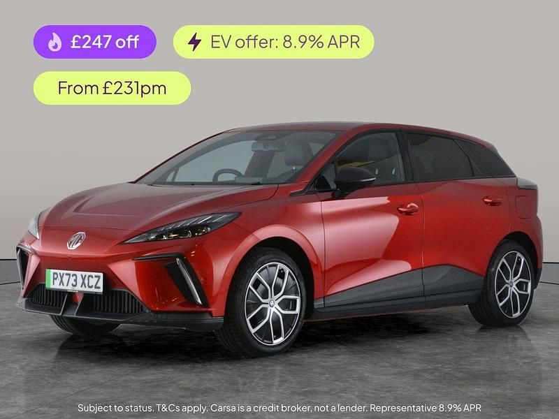 Red Used 2023 MG MG4 EV Trophy Hatchback | £16,699 (Fair price) - Image 1/3