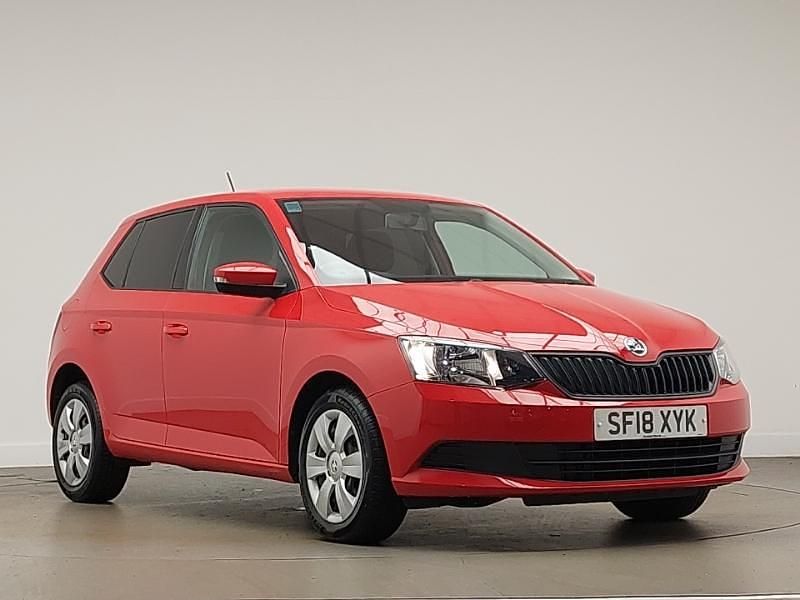 Red Used 2018 Skoda Fabia Hatchback | £7,298 (Super price) - Image 1/4