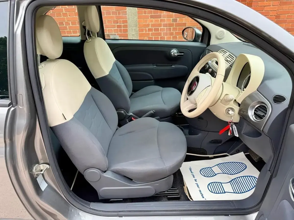 Used Fiat 500 Pop 69 HP (50 kW) 2009 Grey Cabriolet