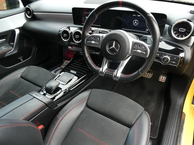 Used Mercedes A35 AMG Night 2019 Yellow Hatchback
