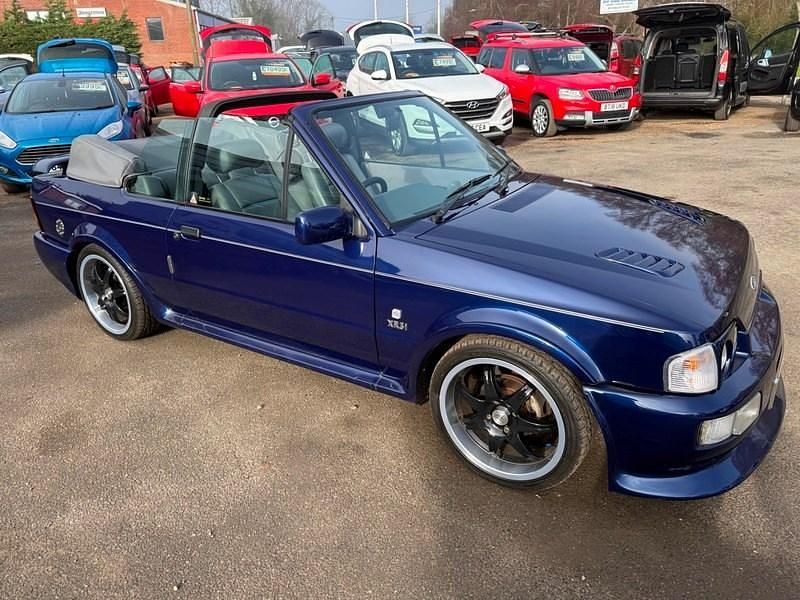 Used Ford Escort Convertible 105 HP (77 kW) 1990 Blue Cabriolet