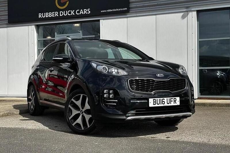 Used Kia Sportage GT-Line 177 HP (130 kW) 2016 Black SUV