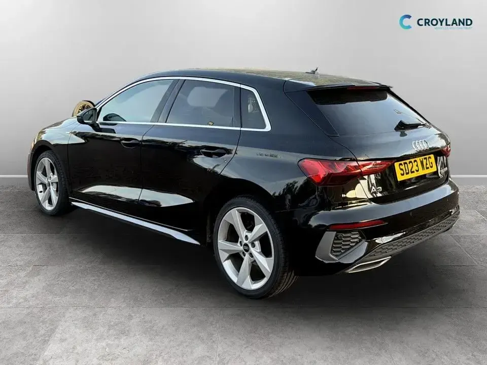 Used Audi A3 S-Line 2023 Black Sedan