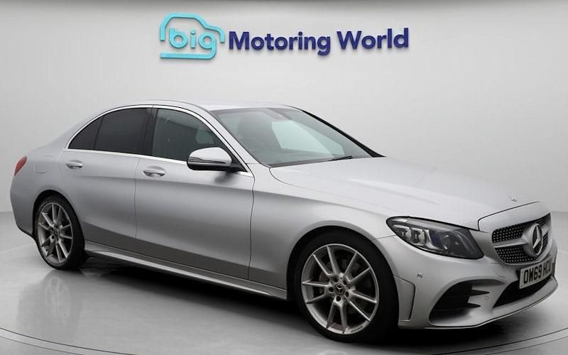 Silver Used 2019 Mercedes C220 AMG line Sedan | £21,000 (A bit pricey) - Image 1/4