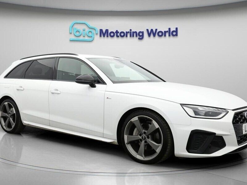White Used 2021 Audi A4 Black Edition Estate | £21,600 (A bit pricey) - Image 1/4