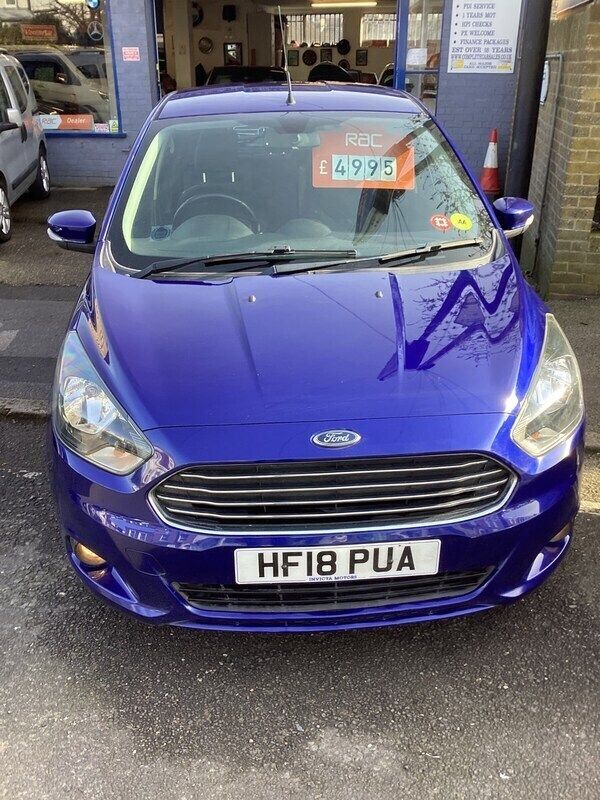 Blue Used 2018 Ford Ka Plus Zetec Hatchback | £4,750 (Super price) - Image 1/4