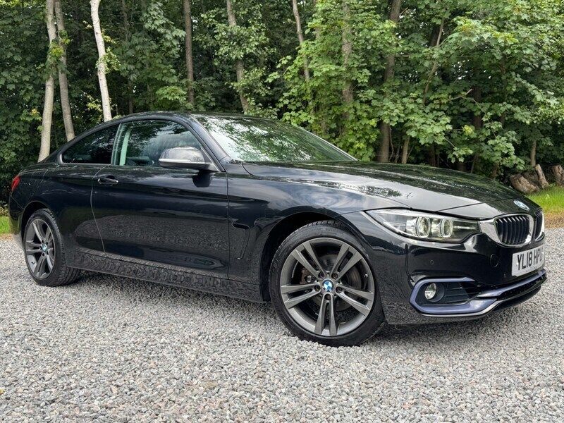 Black Used 2018 BMW 420 Sport Line Coupe | £13,995 (Super price) - Image 1/4