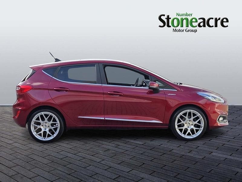 Used Ford Fiesta Vignale 100 HP (73 kW) 2019 Red Hatchback