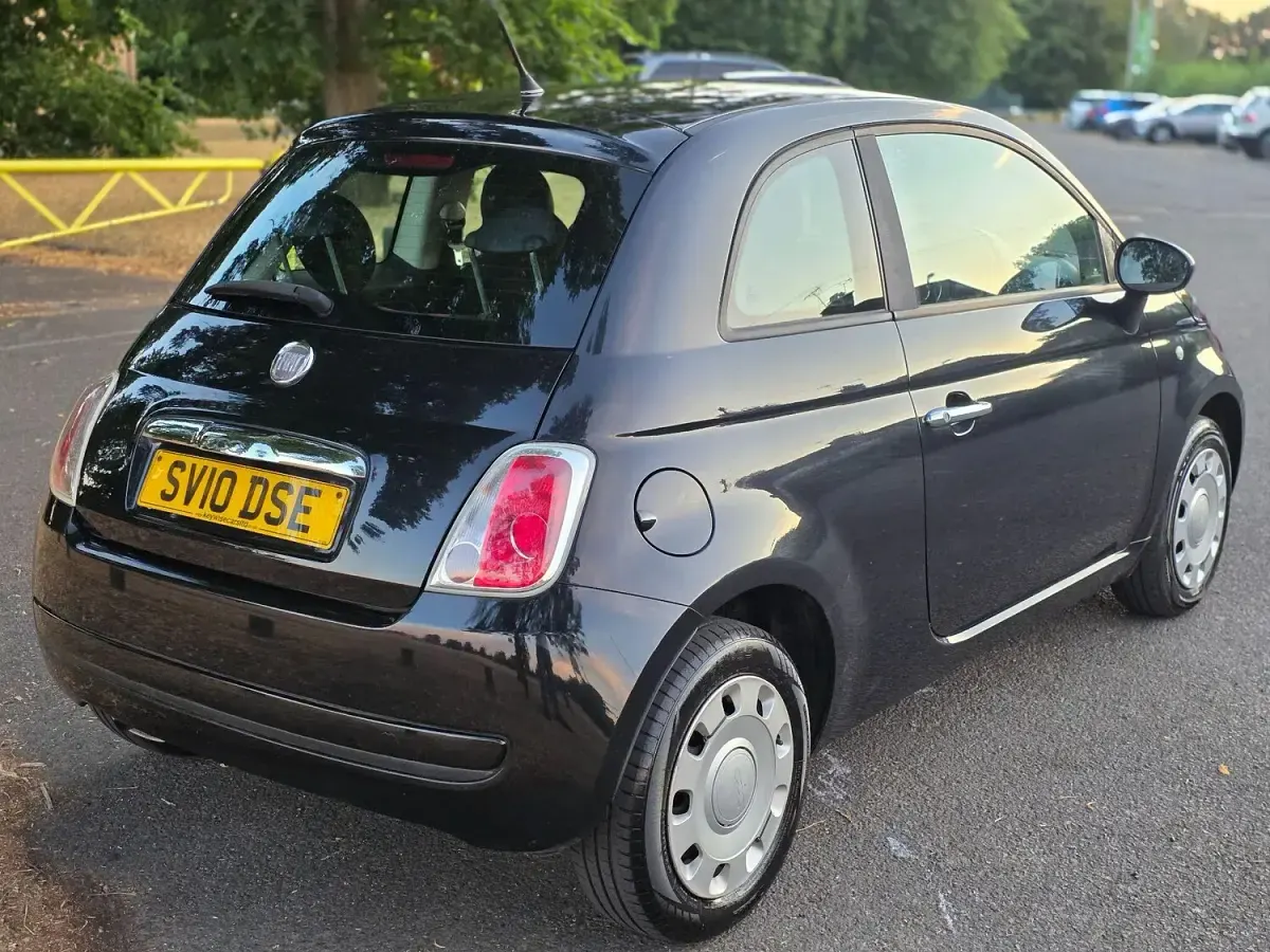 Used Fiat 500 Pop 69 HP (50 kW) 2010 Black Hatchback