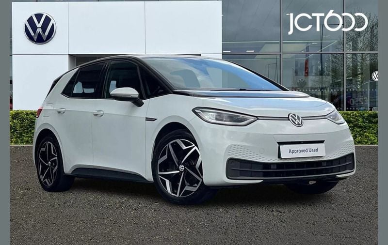 White Used 2021 VW ID.3 Pro Hatchback | £14,350 (Super price) - Image 1/4